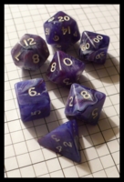 Dice : Dice - Dice Sets - Crystal Caste Unknow Blue Swirl - Ebay Feb 2012